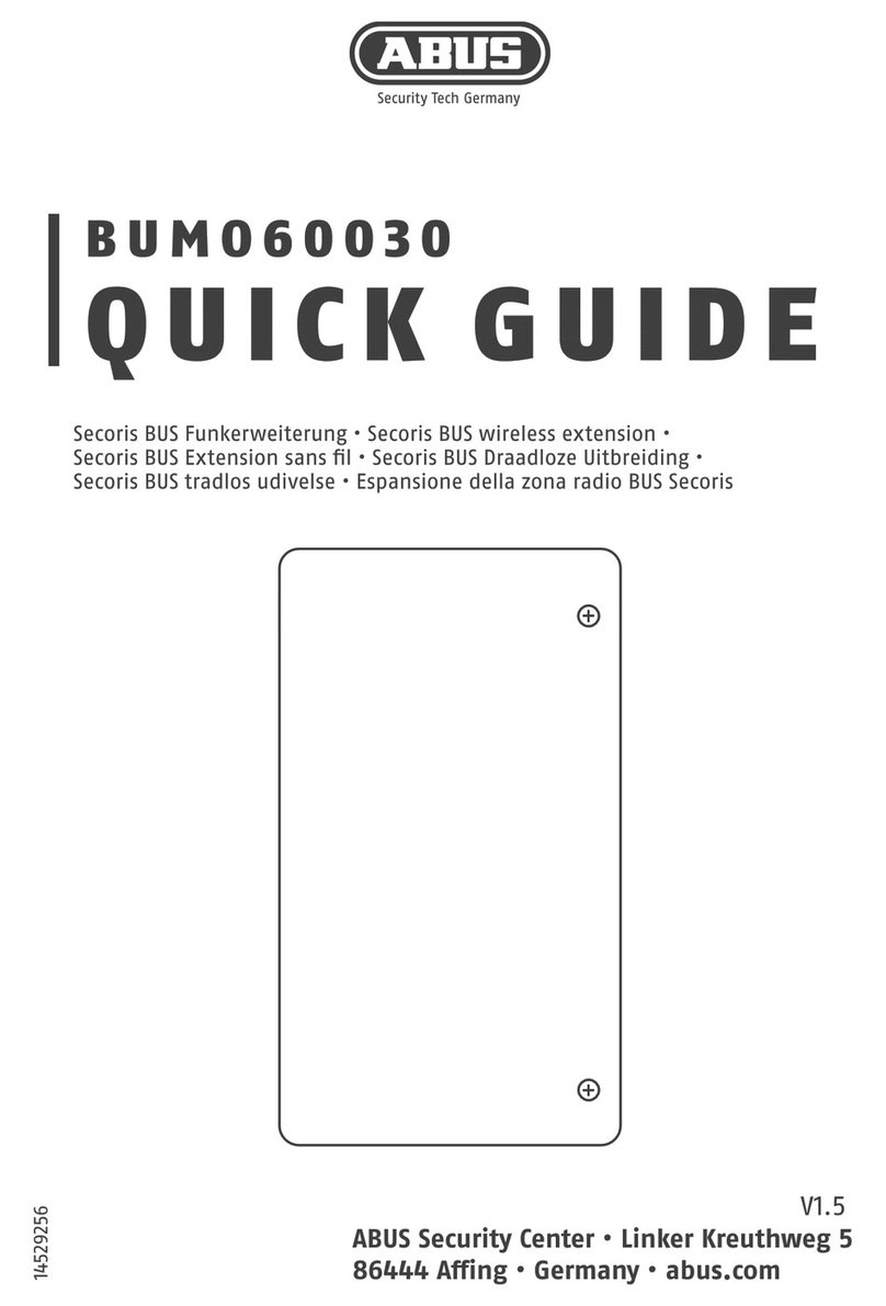 Abus BUM060030 quick guide