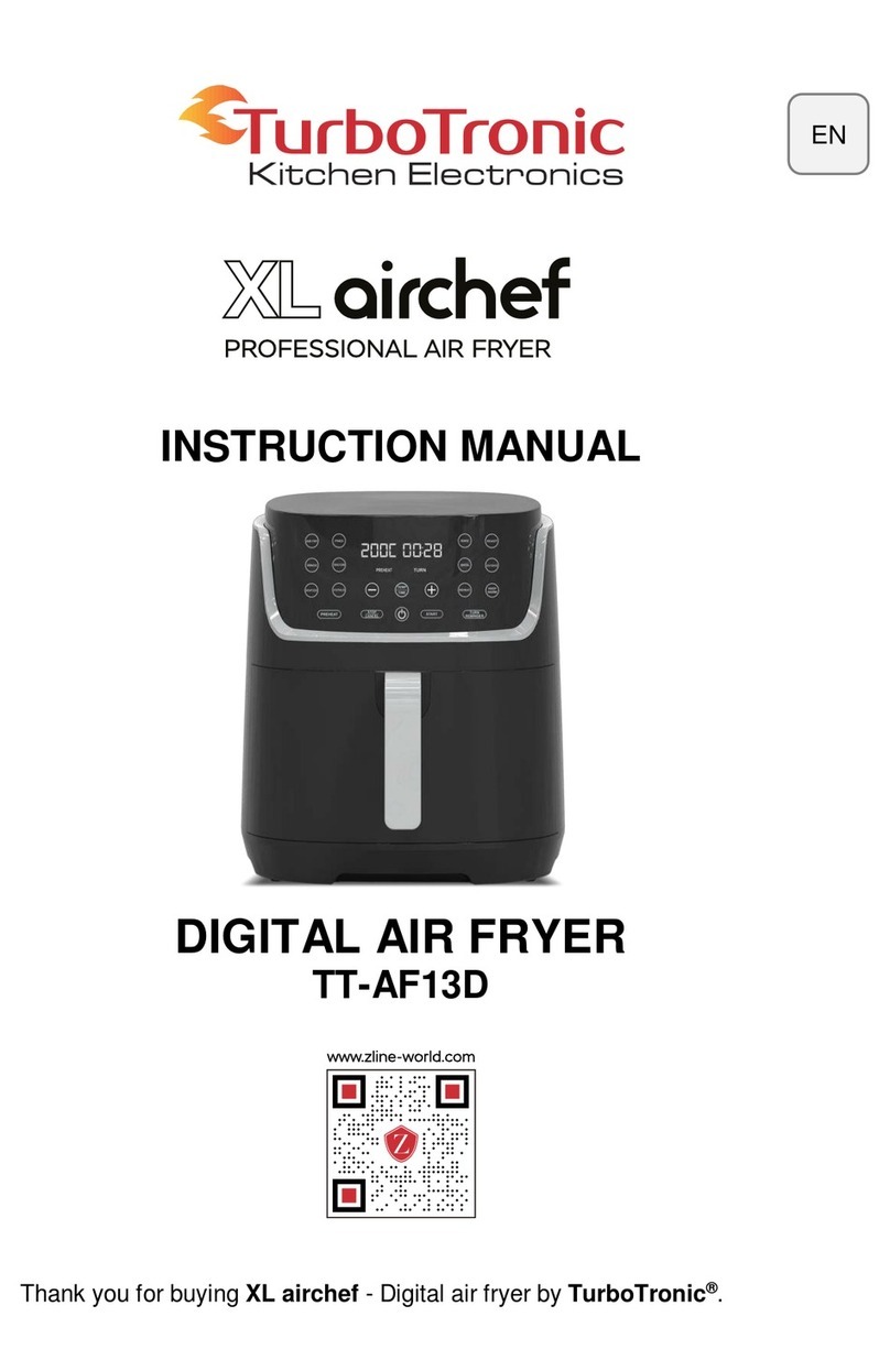 TurboTronic XL airchef TT-AF13D User manual TurboTronic XL airchef TT-AF13D User manual