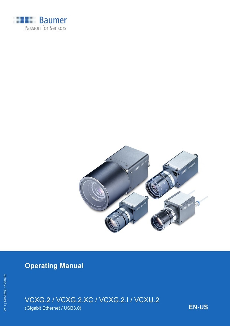 Baumer CX Series operating manual Baumer CX Series operating manual