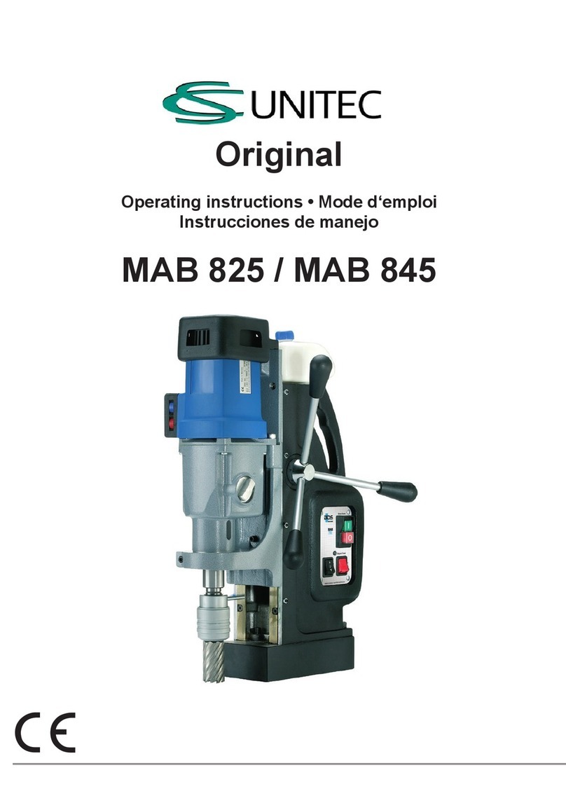 Unitec MAB 825 operating instructions