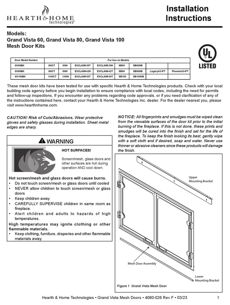 Hearth and Home Technologies GV60BK installation instructions Hearth and Home Technologies GV60BK installation instructions