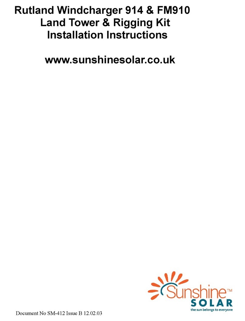 Sunshine Solar 914 installation instructions