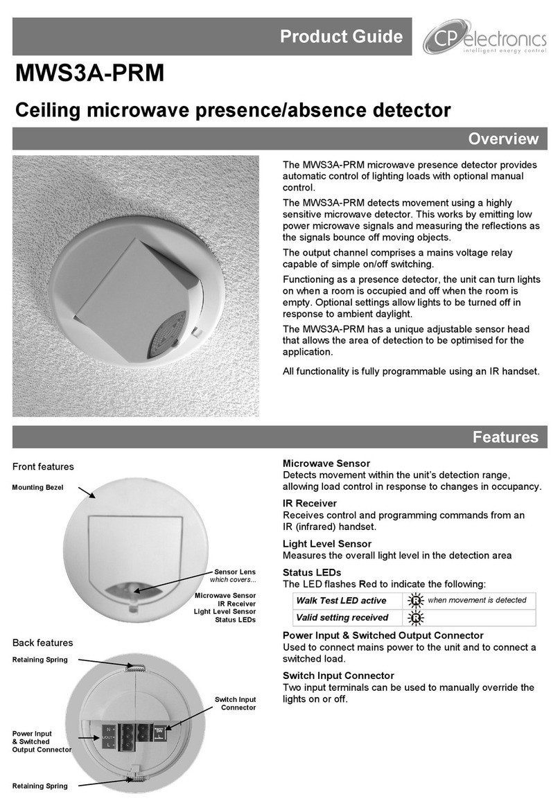 C.P. Electronics MWS3A-PRM User manual