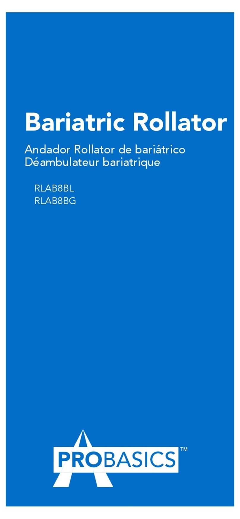 Probasics RLAB8BL manual