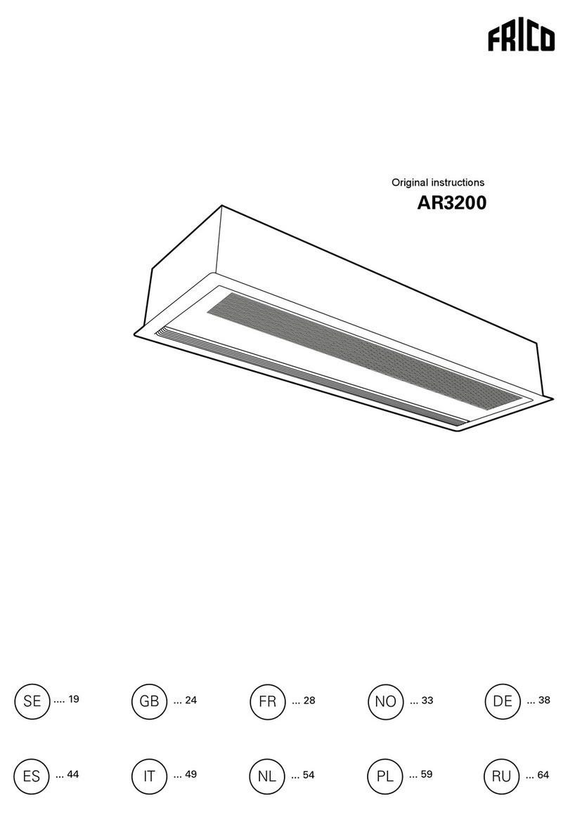 Frico AR3200 User manual Frico AR3200 User manual