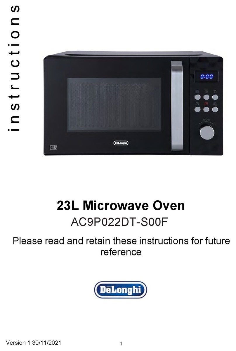 DeLonghi AC9P022DT-S00F instructions