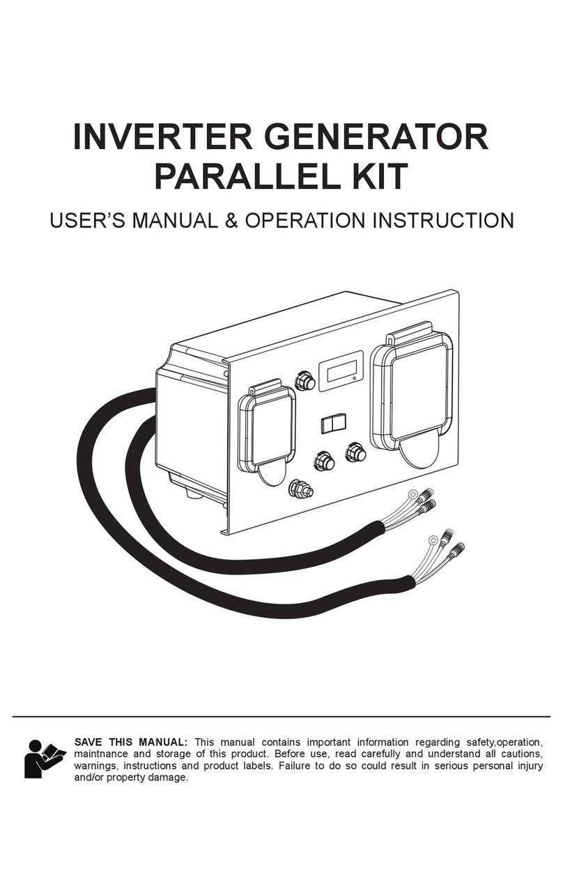 GENMAX GM6000SPK User's manual and operation instructions GENMAX GM6000SPK User's manual and operation instructions
