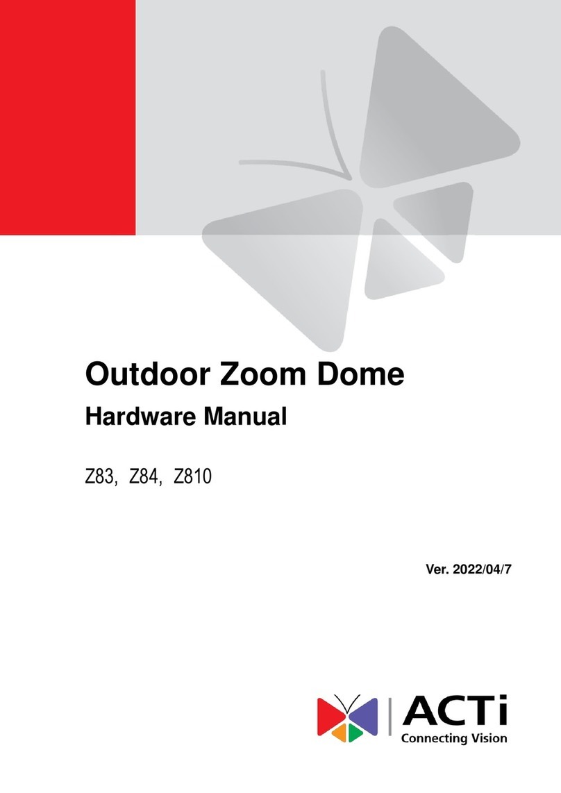 ACTi Z810 Hardware manual