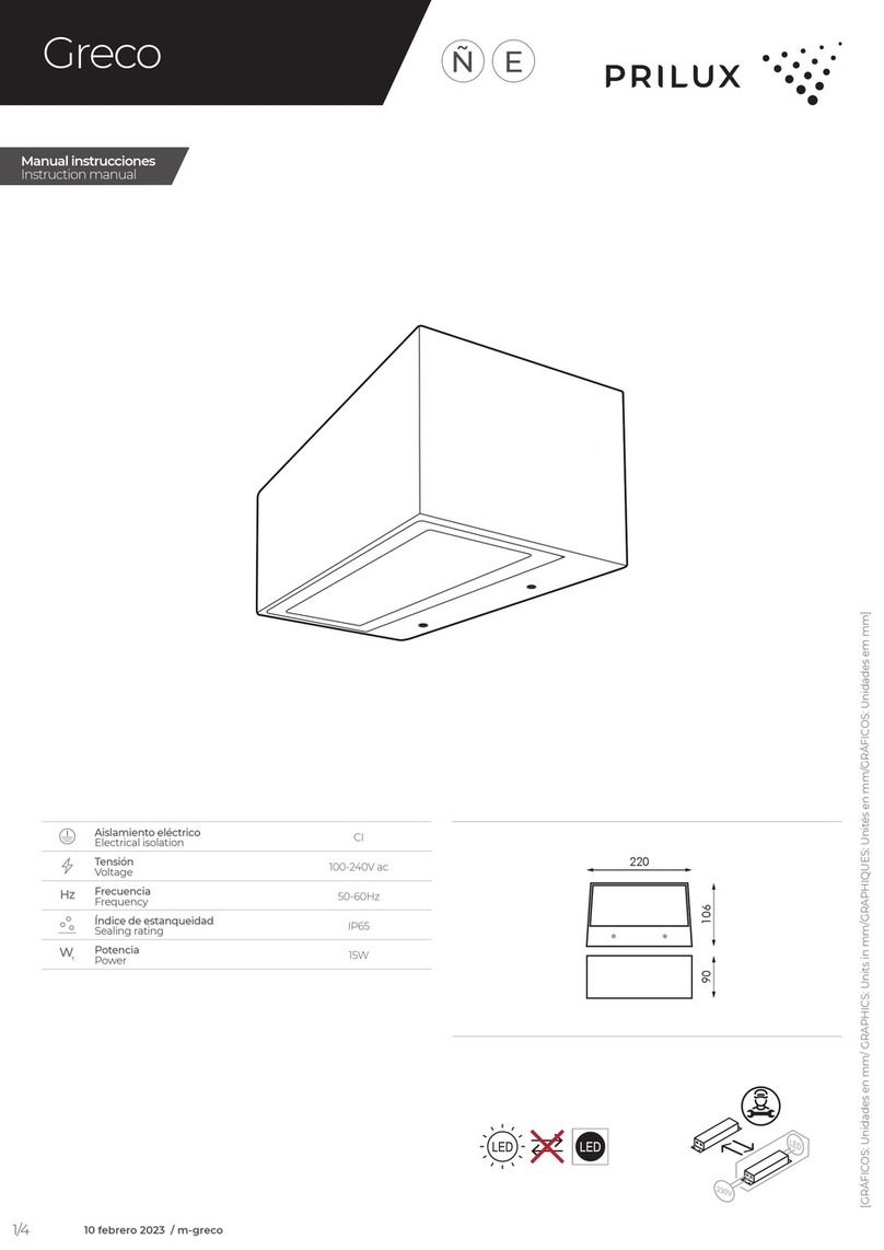 Prilux Greco instruction manual