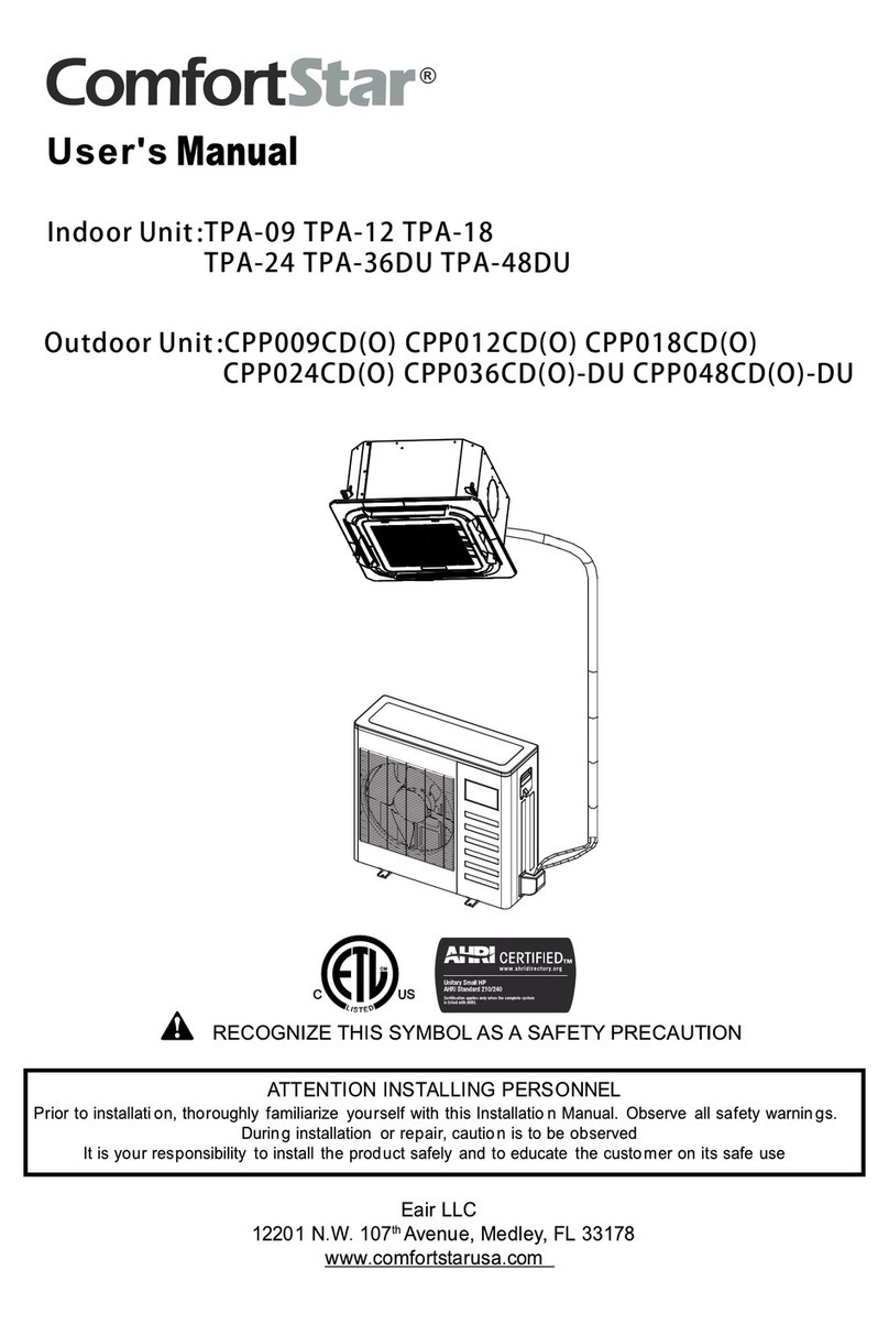 Comfort Star CPP009CD User manual