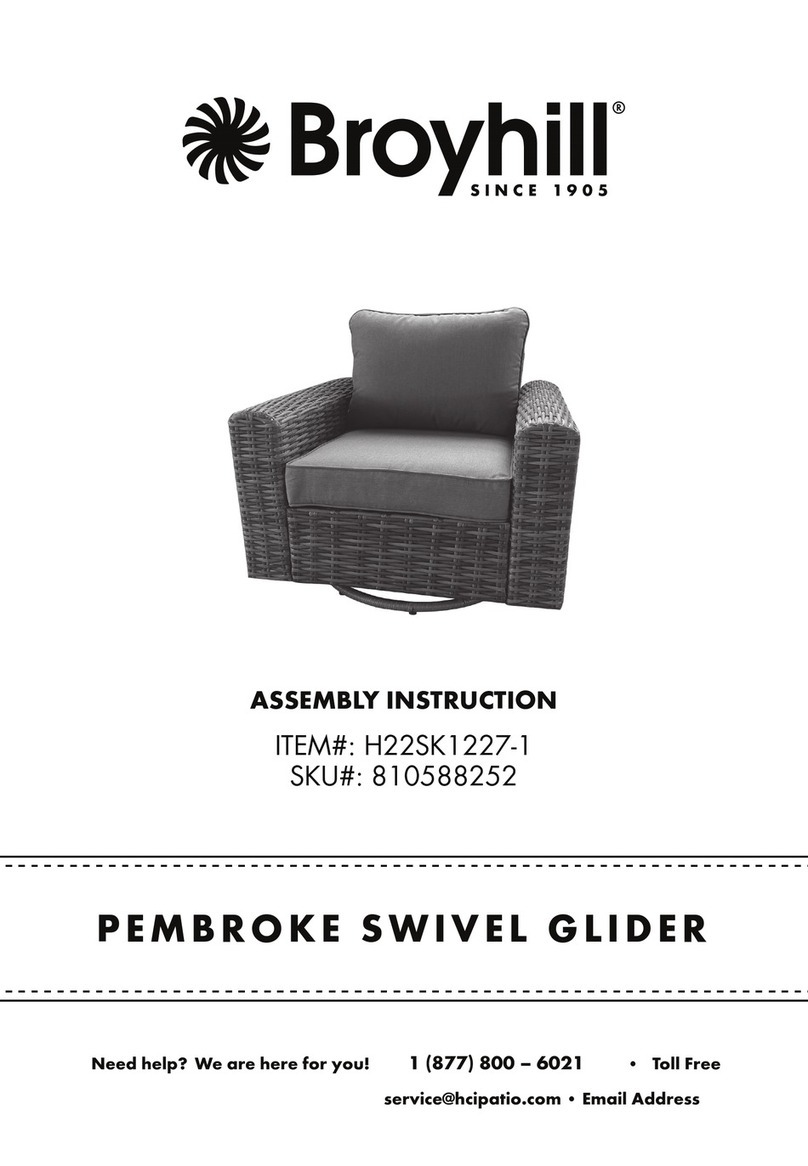 Broyhill Pembroke H22SK1227-1 User manual Broyhill Pembroke H22SK1227-1 User manual