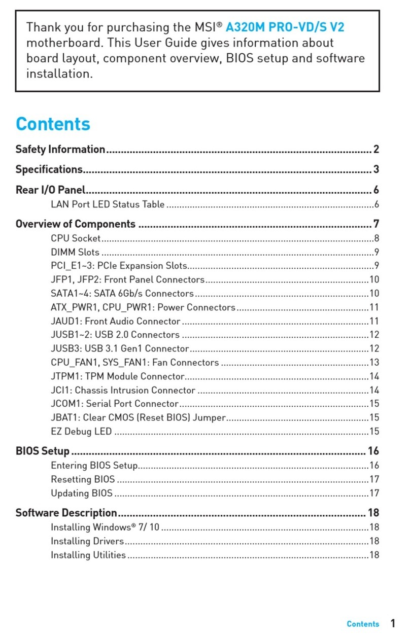 MSI A320M PRO-VD/S V2 User manual