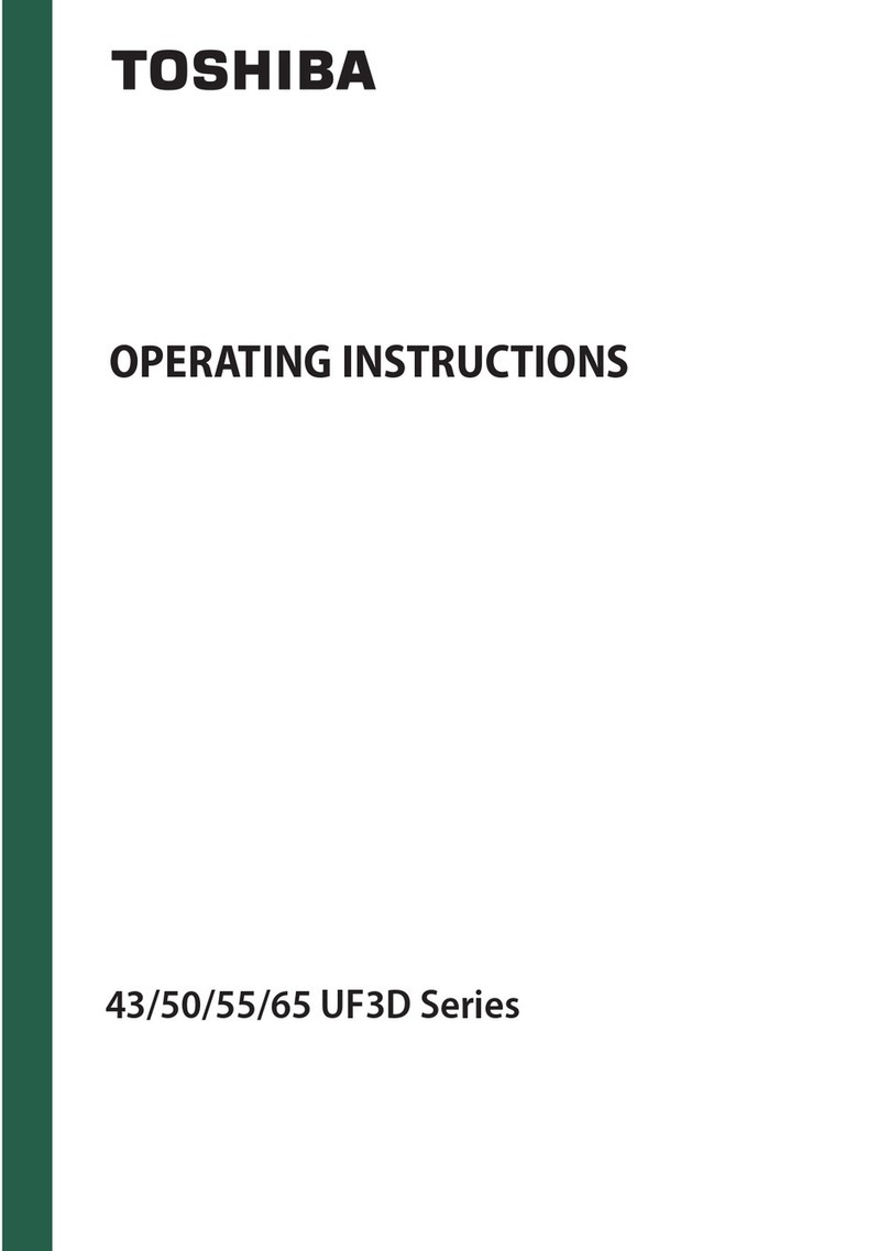 Toshiba 43 UF3D Series User manual
