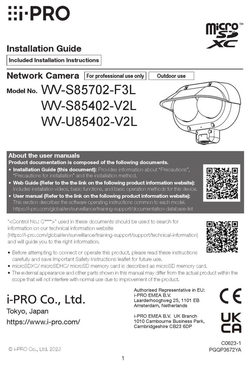 i-PRO WV-S85402-V2L installation guide