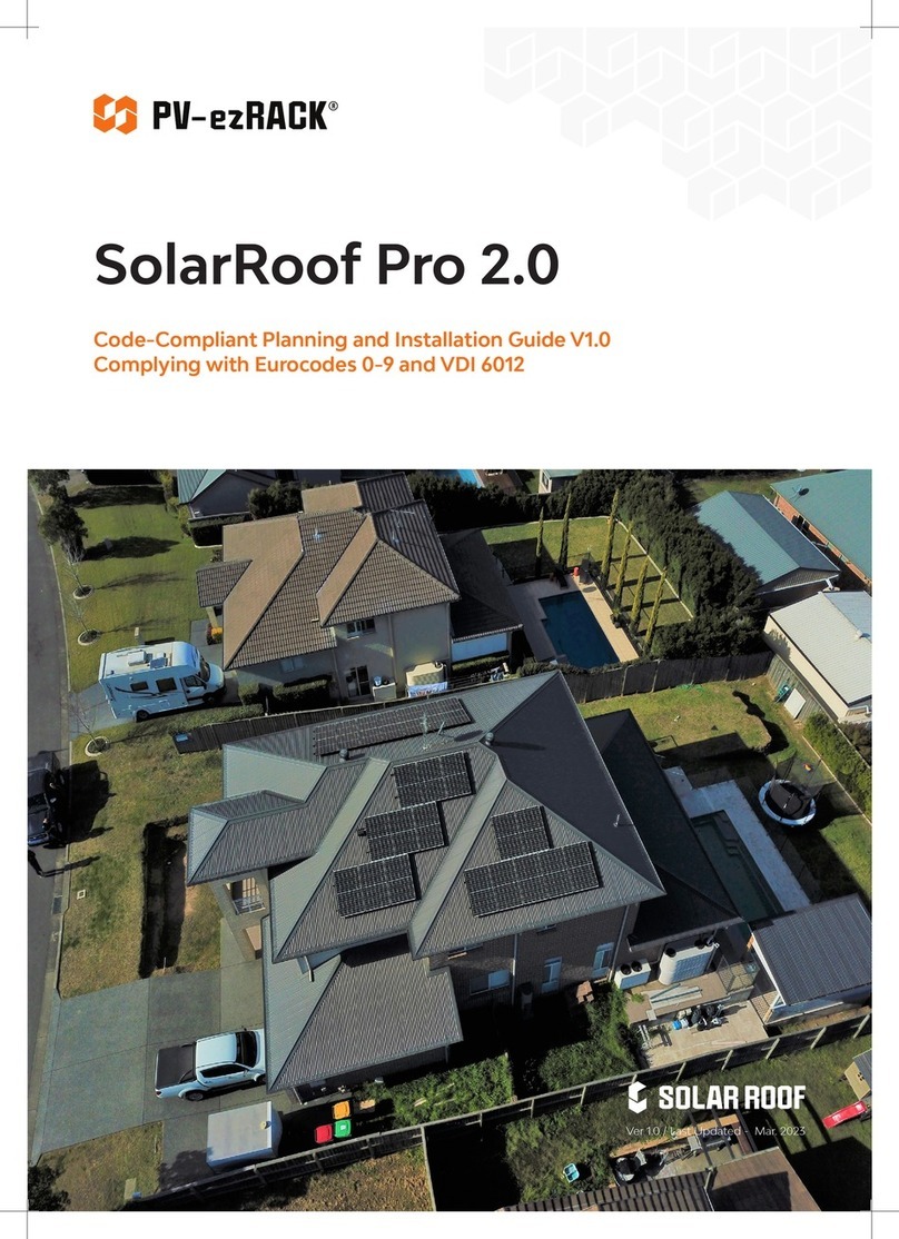 PV-ezRack SolarRoof Pro 2.0 Technical manual