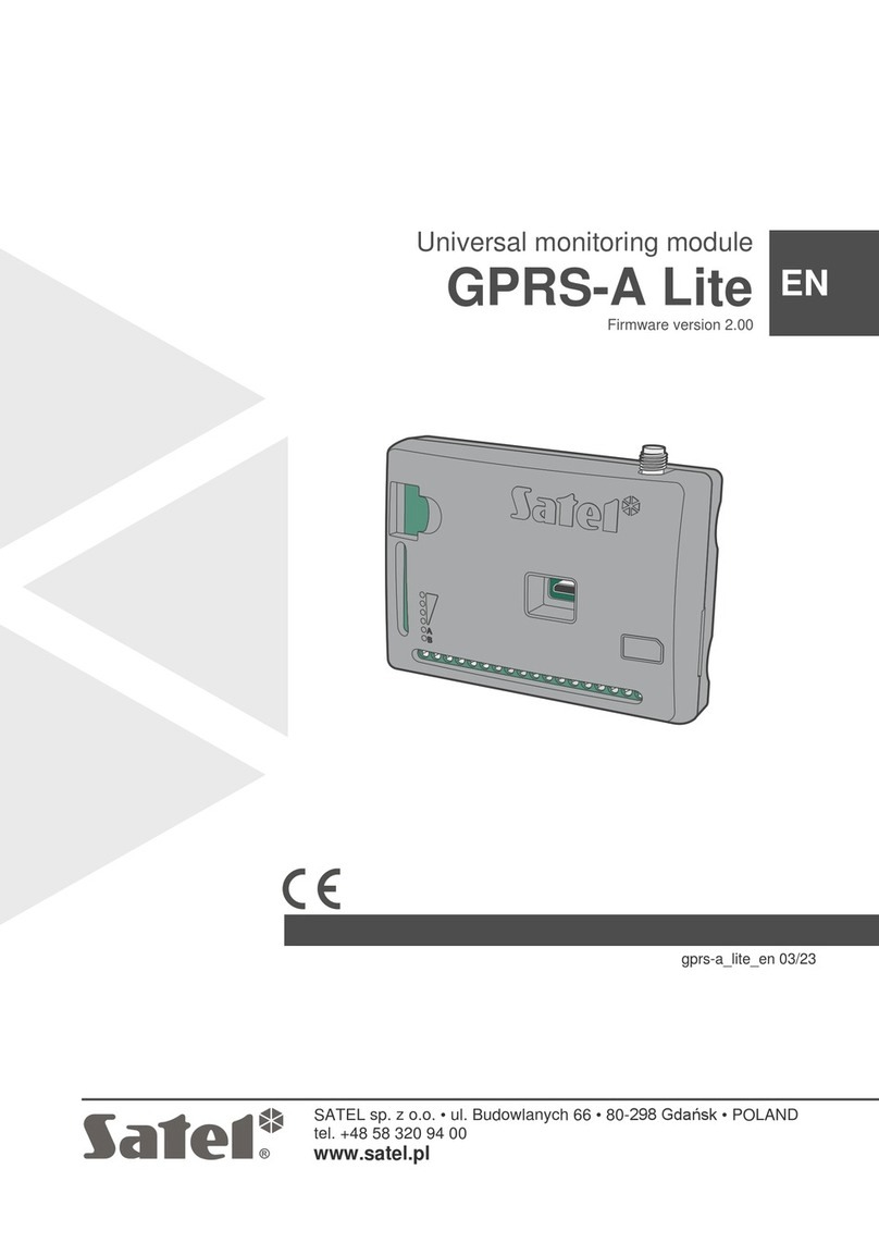 Satel GPRS-A Lite User manual