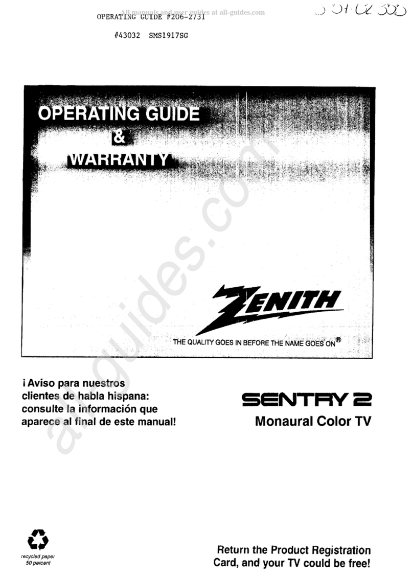 Zenith SENTRY 2 User manual