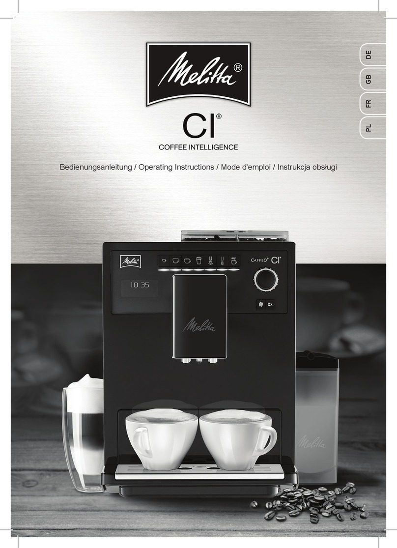 Melitta CI E970-003 User manual
