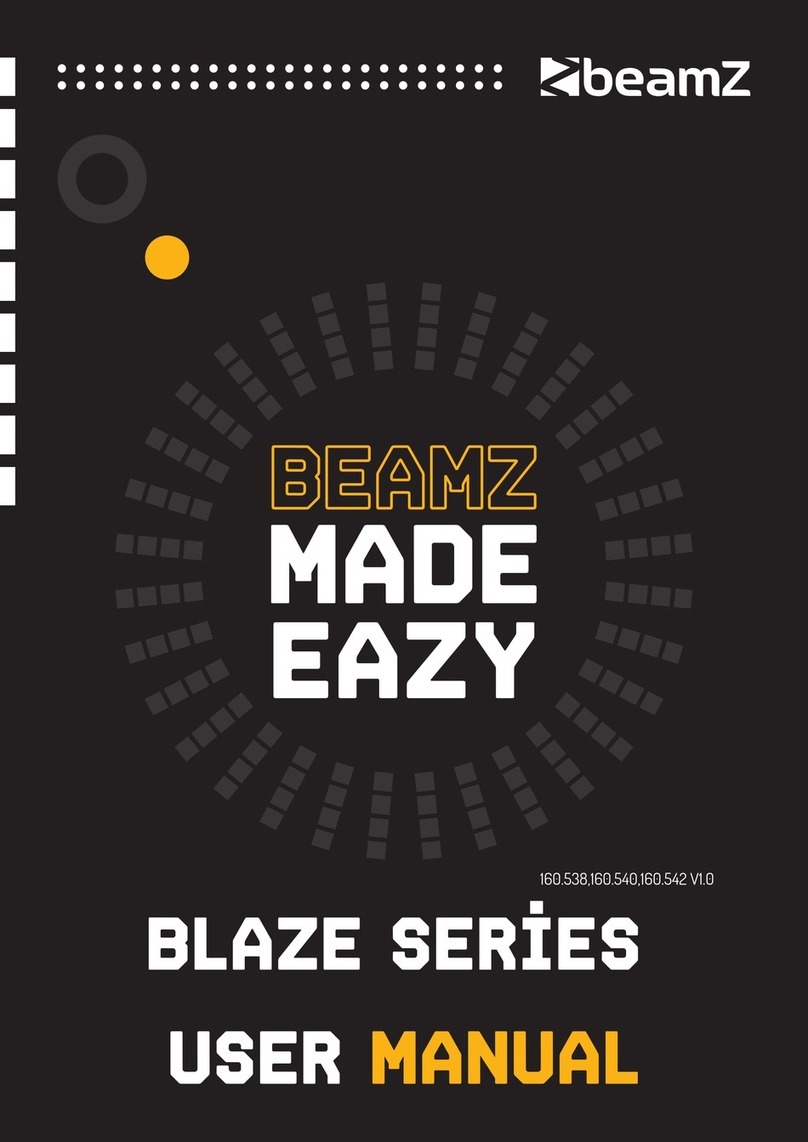 Beamz Pro BLAZE Series User manual