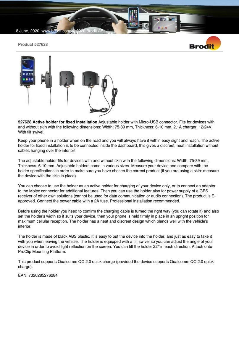 Brodit 527628 installation instructions