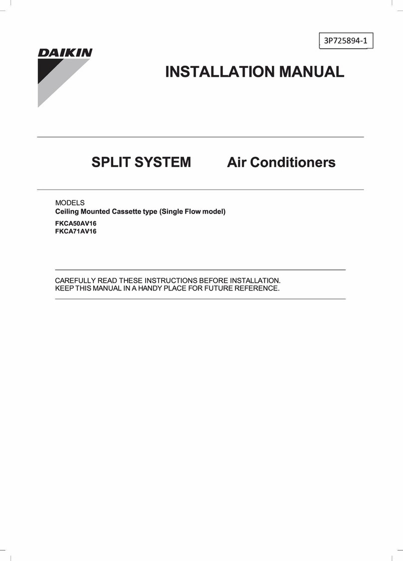 Daikin FKCA50AV16 User manual