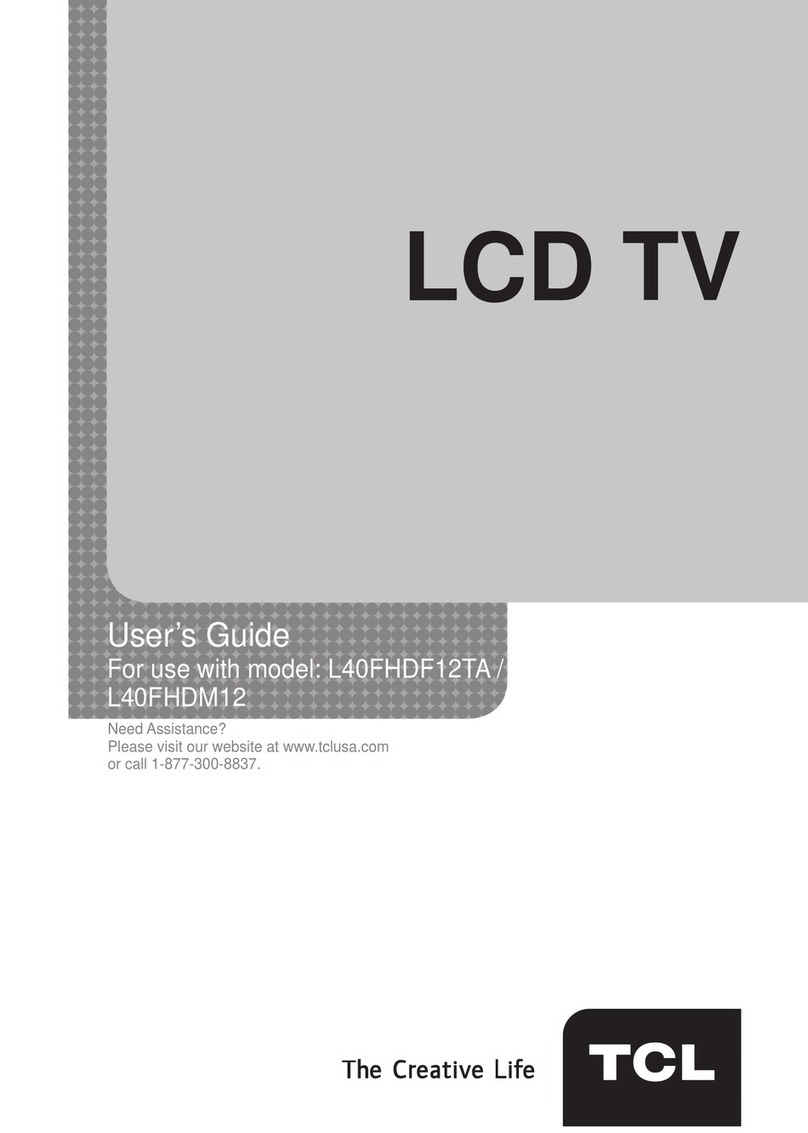 TCL L40FHDF12TA User manual