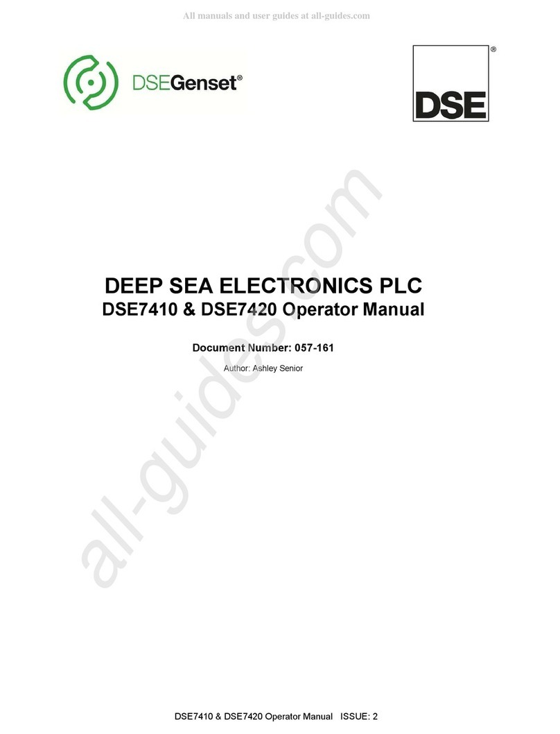 DSEGenset DSE7410 User manual