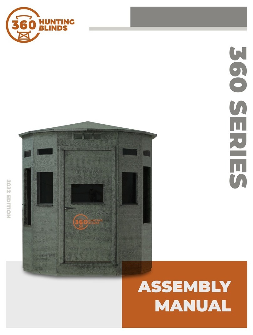 360 Hunting Blinds 360 Series Assembly manual 360 Hunting Blinds 360 Series Assembly manual