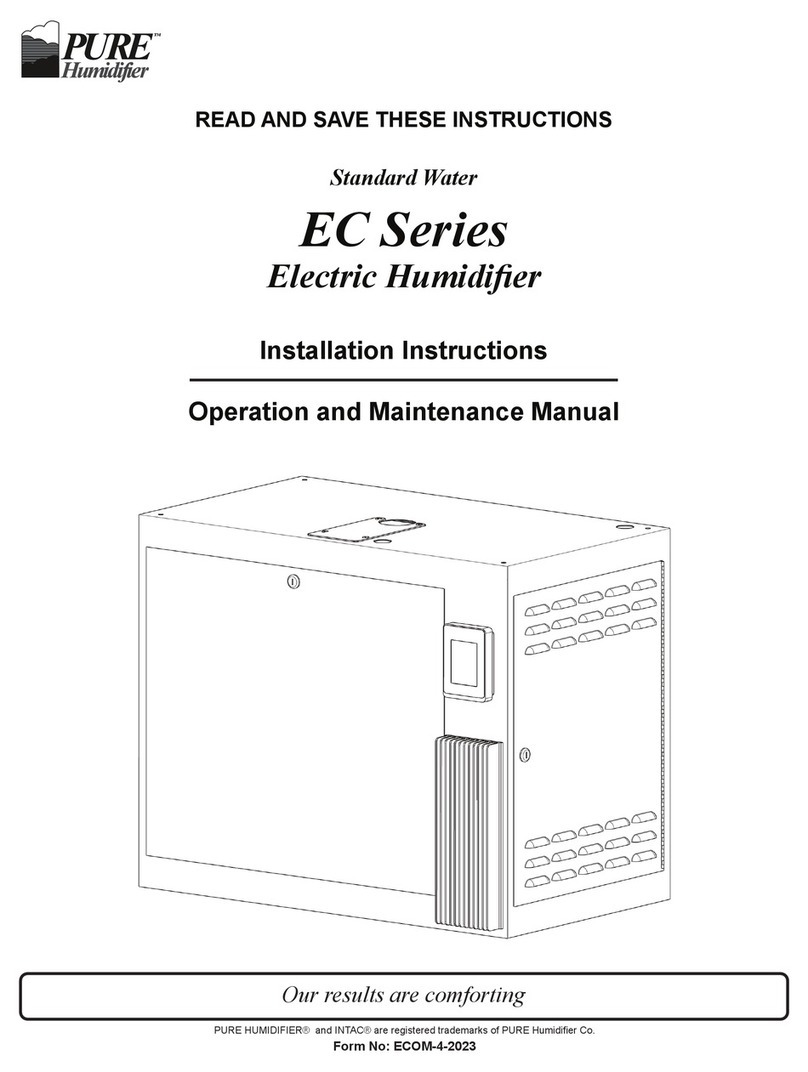 Pure Humidifier EC Series Operation and maintenance manual