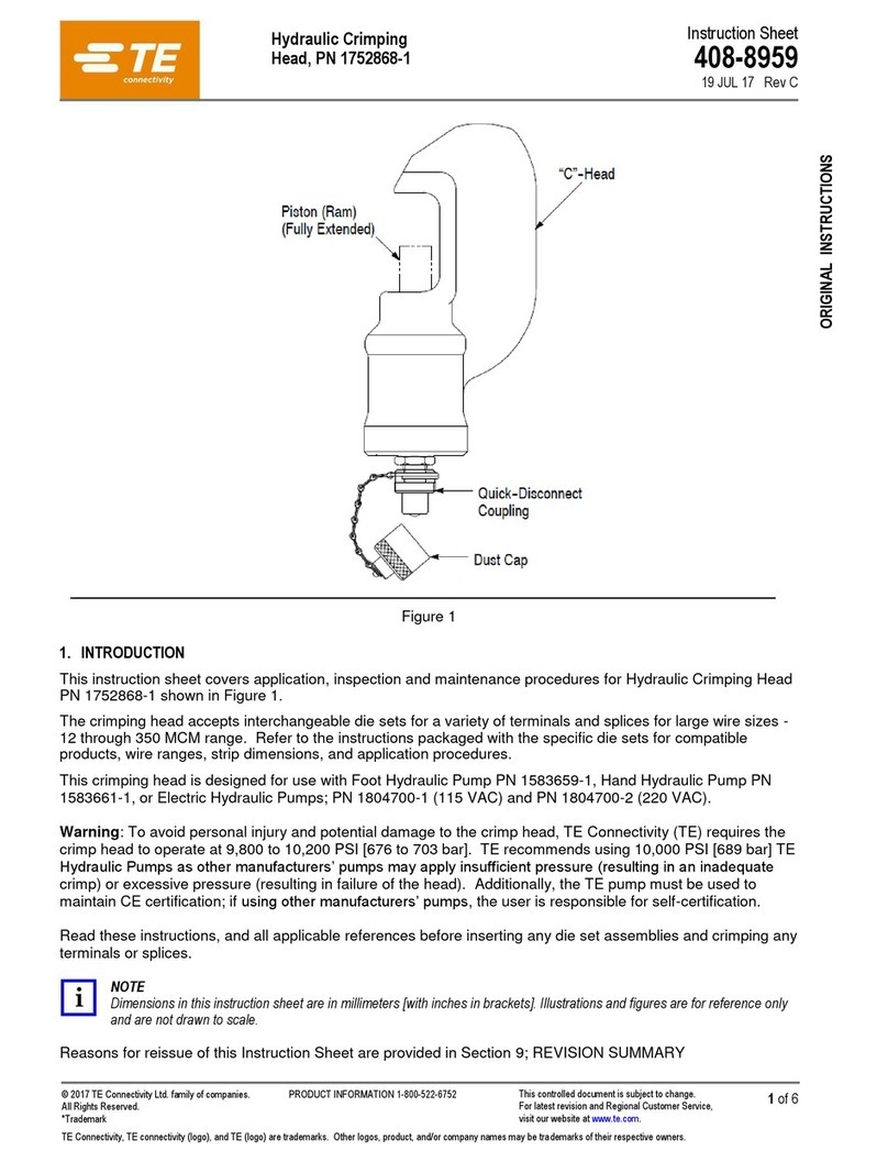TE Connectivity SOLISTRAND 1752868-1 instruction sheet TE Connectivity SOLISTRAND 1752868-1 instruction sheet