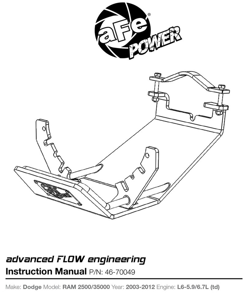 aFe Power 46-70049 User manual aFe Power 46-70049 User manual