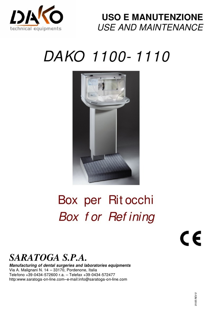 DAKO 1100 Use and maintenance