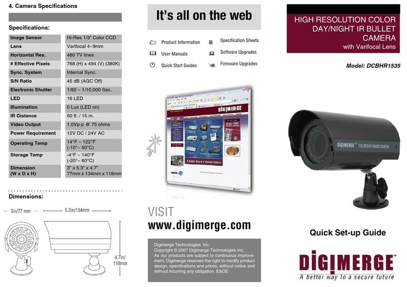 Digimerge DCBHR1535 User manual