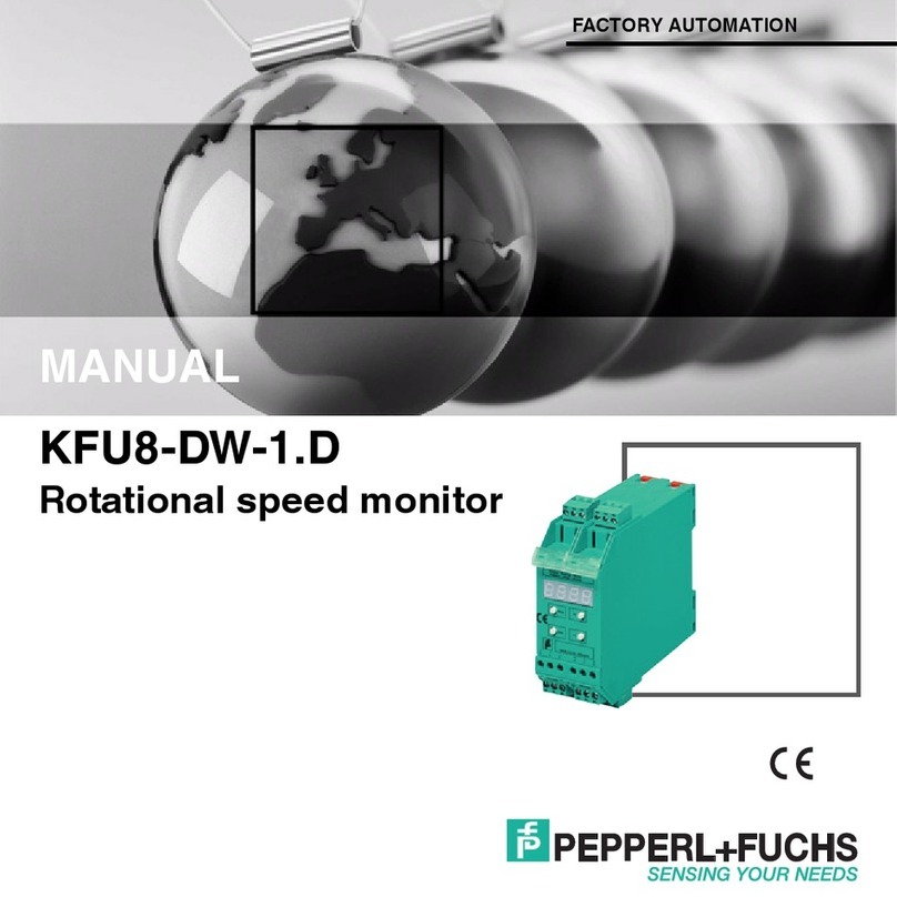 Pepperl+Fuchs KFU8-DW-1.D User manual
