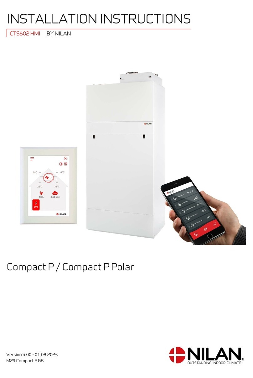 nilan Compact P installation instructions