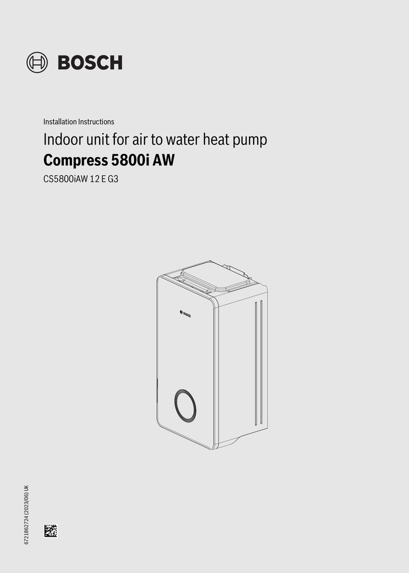 Bosch Compress 5800i AW installation instructions