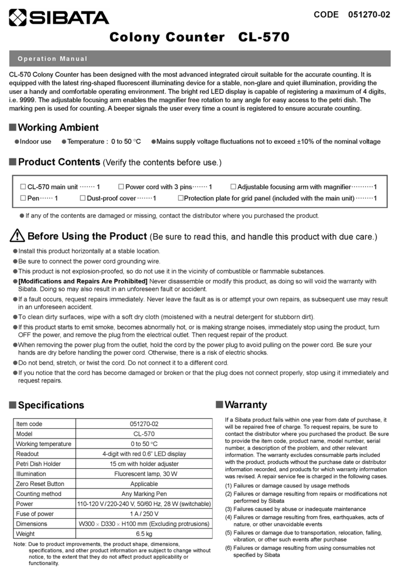 Sibata CL-570 quick start guide