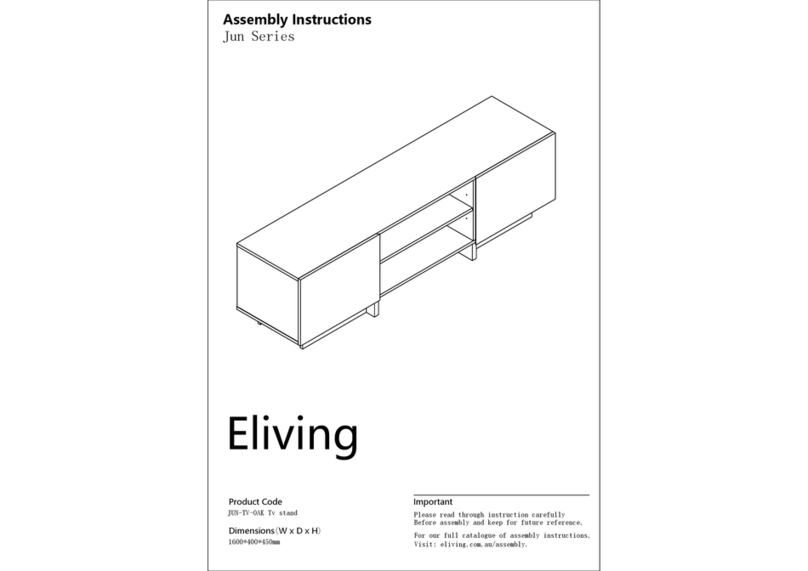 eliving FURNITURE Jun Series User manual