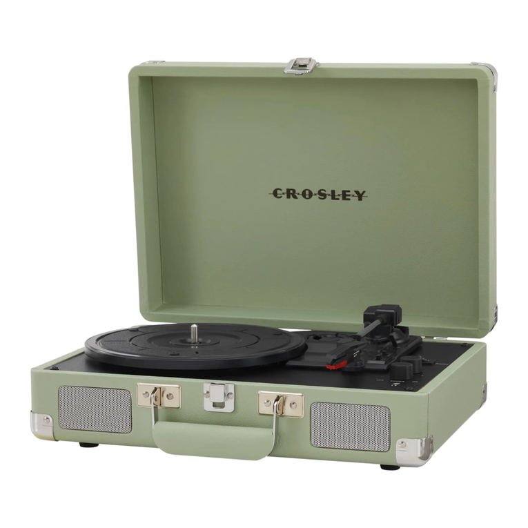 Crosley CR8005F User manual Crosley CR8005F User manual