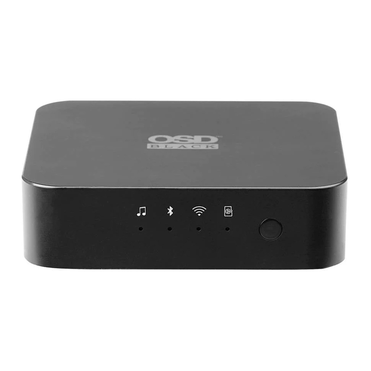 OSD Audio BLACK SRT1 quick start guide
