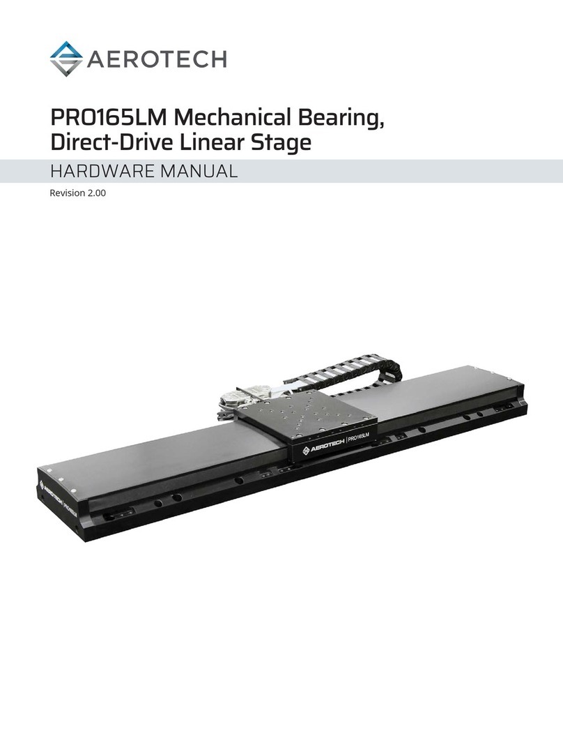 Aerotech PRO165LM Series Hardware manual