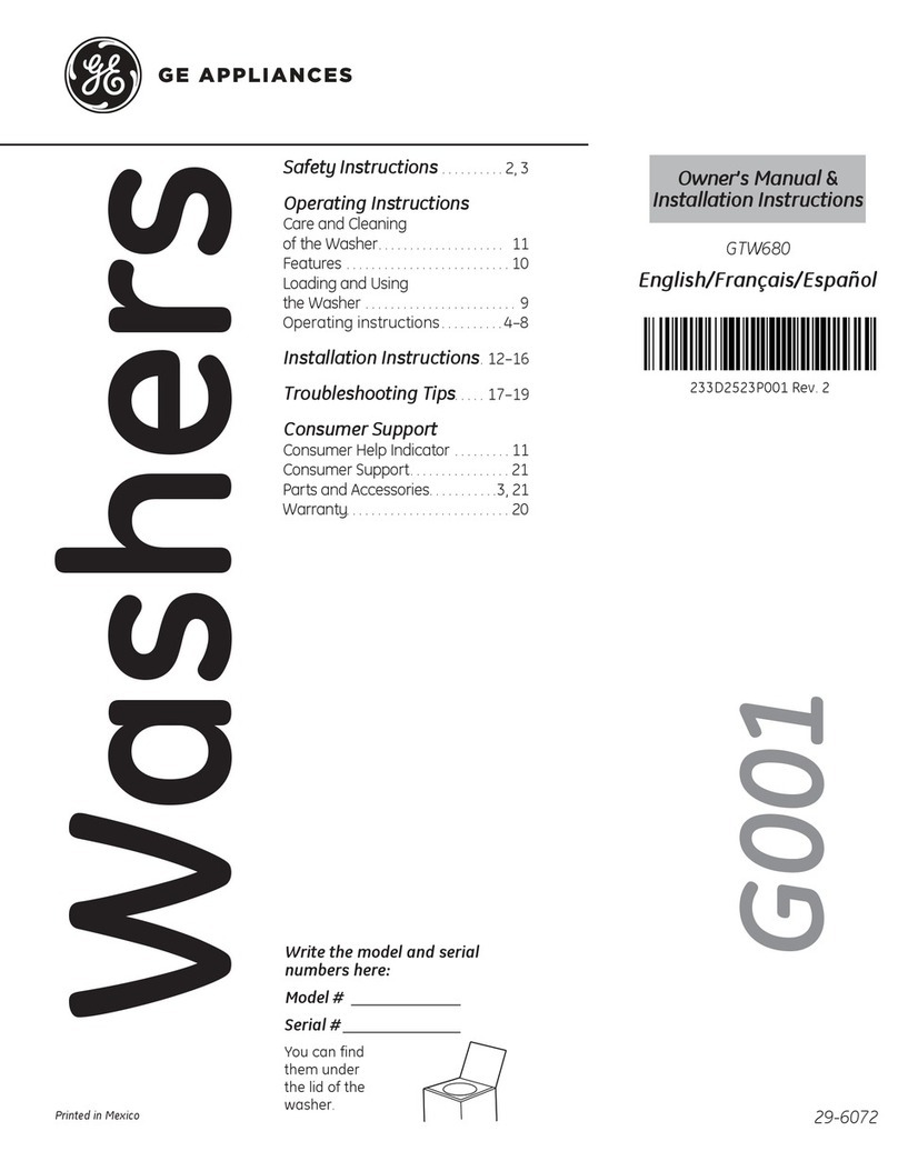 GE GTW680BMMDG Original instructions