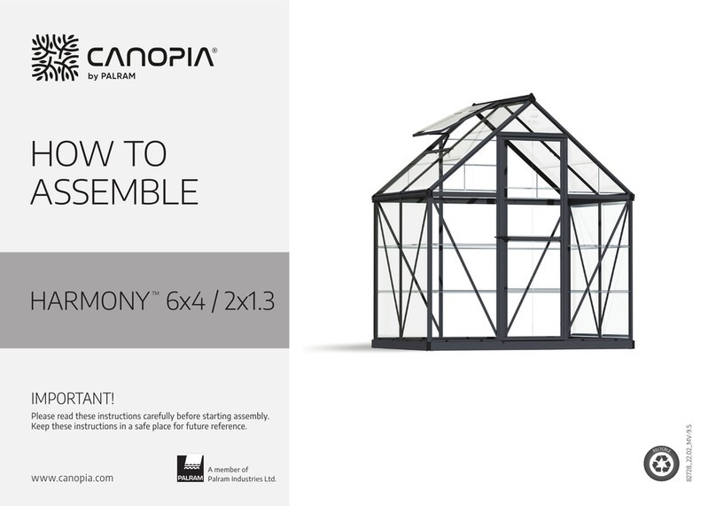 Palram CANOPIA HARMONY 6x4/2x13 manual