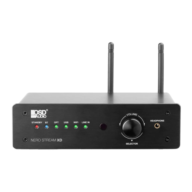 OSD Audio NERO STREAM XD user manual
