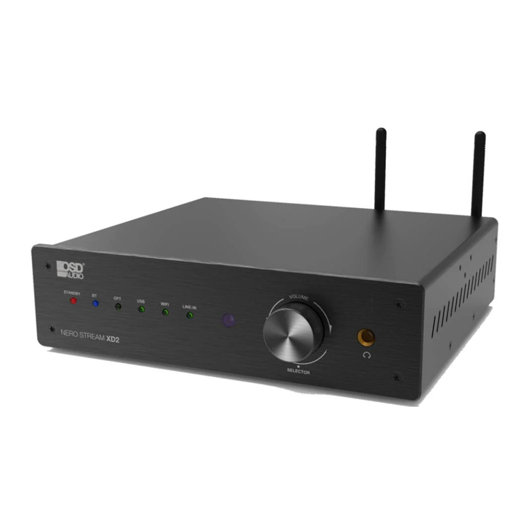 OSD Audio Nero Stream XD2 User manual