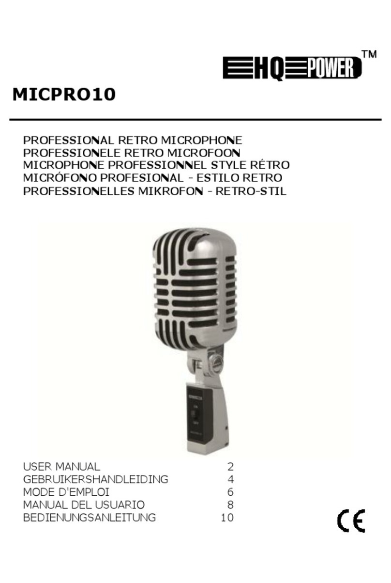 HQ Power MICPRO10 user manual