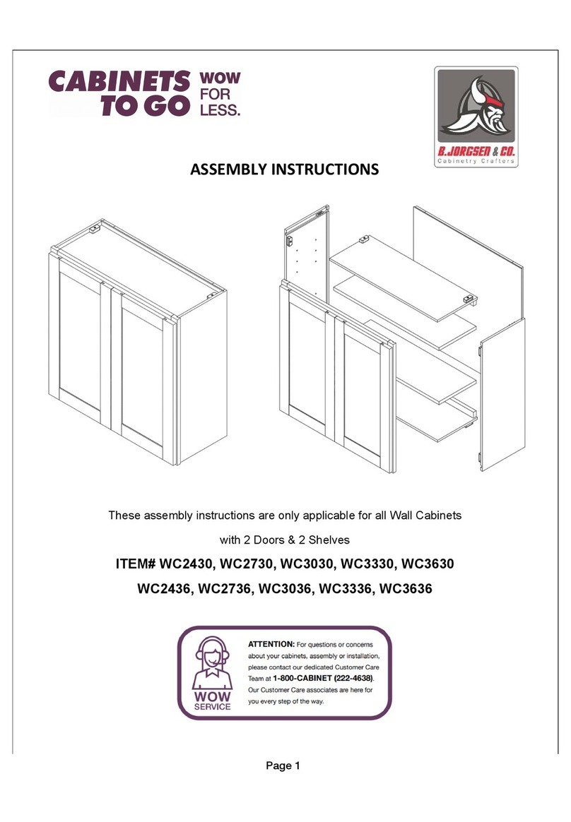 CABINETS TO GO WC2430 Assembly instructions CABINETS TO GO WC2430 Assembly instructions