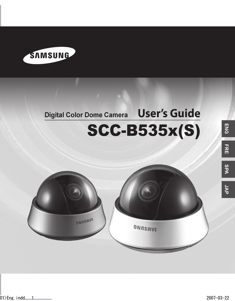 Samsung SCC-B53X Series User manual