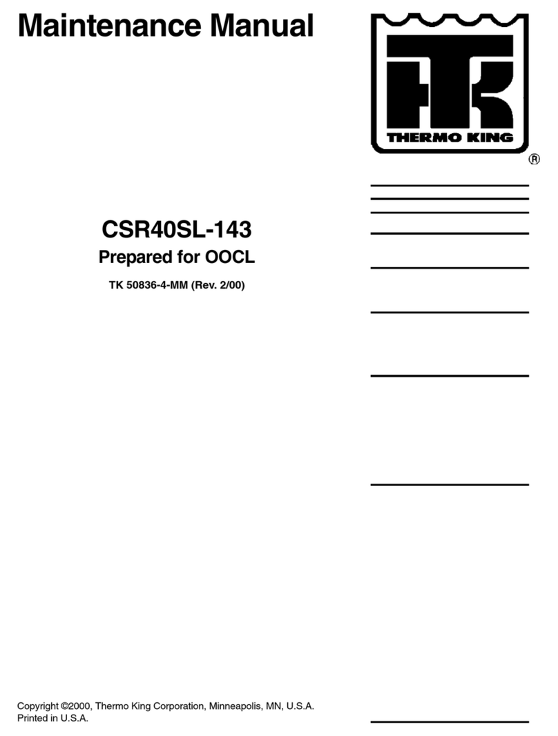 Thermo King CSR40SL-143 Maintenance manual