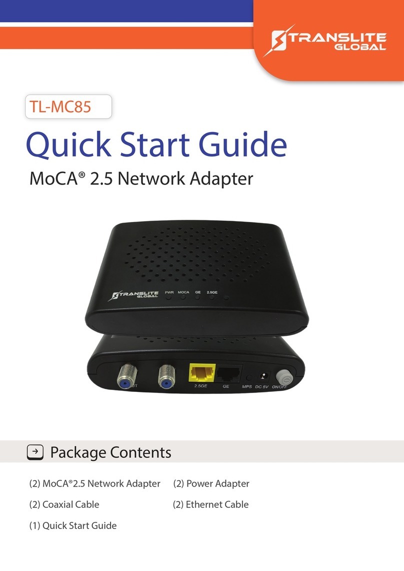 TransLite TL-MC85 quick start guide